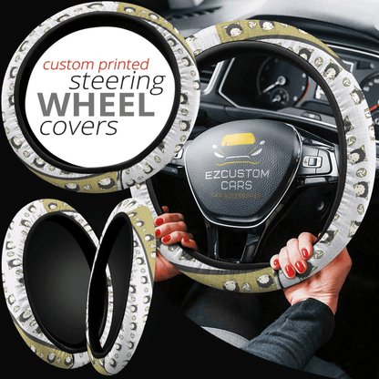 Keiji Akaashi Anime Steering Wheel Cover Custom Haikyuu Anime Car Accessories