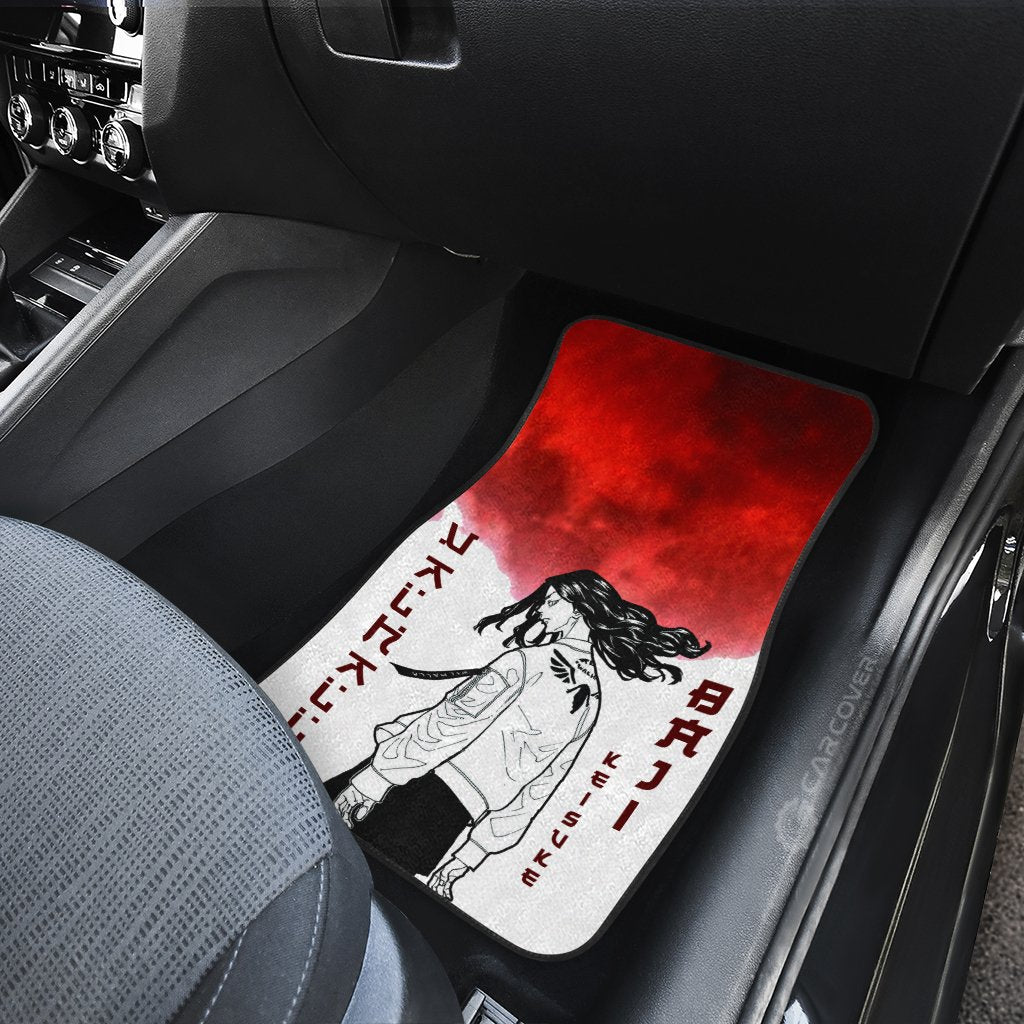 Keisuke Baji Car Floor Mats Custom Anime Tokyo Revengers Car Interior Accessories