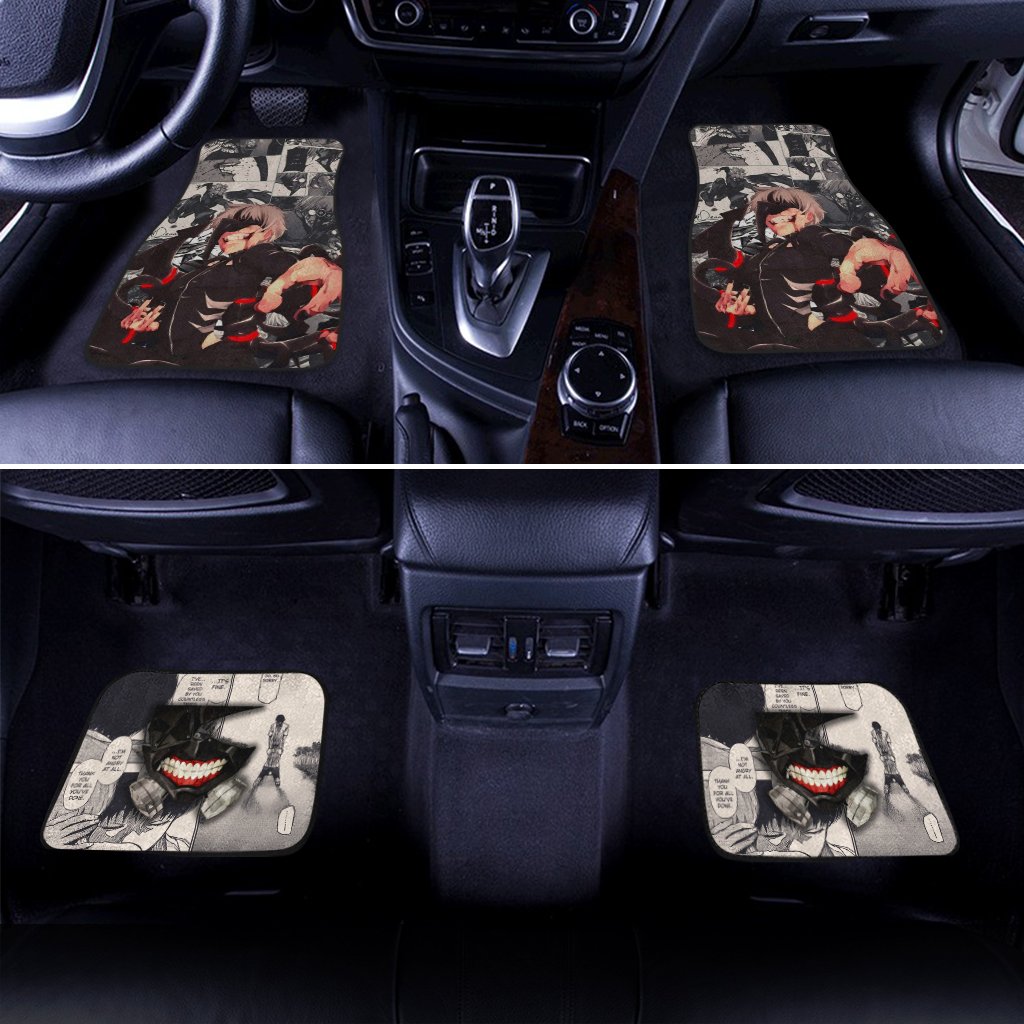 Ken Kaneki Car Floor Mats Custom Manga Anime Tokyo Ghoul Car Accessories
