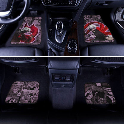 Ken Kaneki Car Floor Mats Custom Tokyo Ghoul Anime Car Accessories