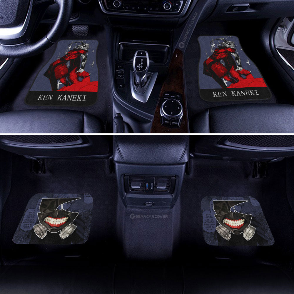 Ken Kaneki Car Floor Mats Custom Tokyo Ghoul Anime Car Accessories