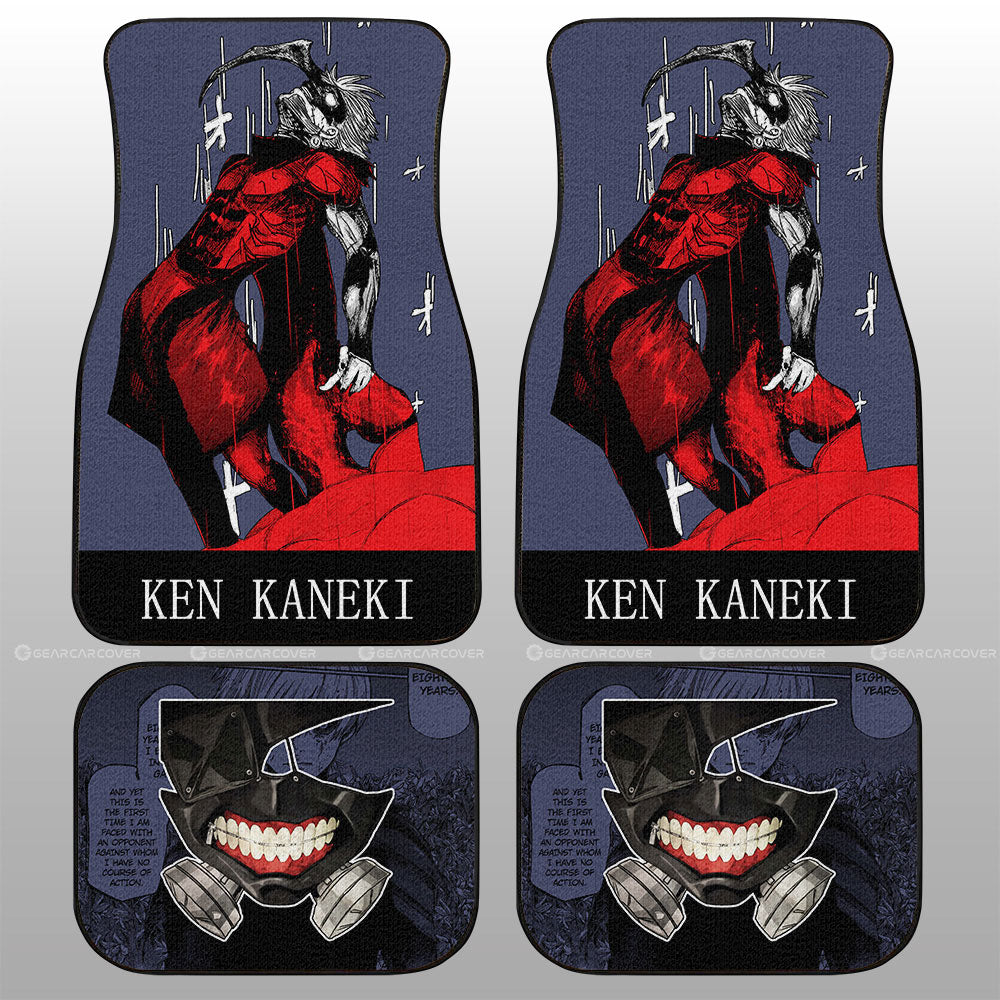 Ken Kaneki Car Floor Mats Custom Tokyo Ghoul Anime Car Accessories