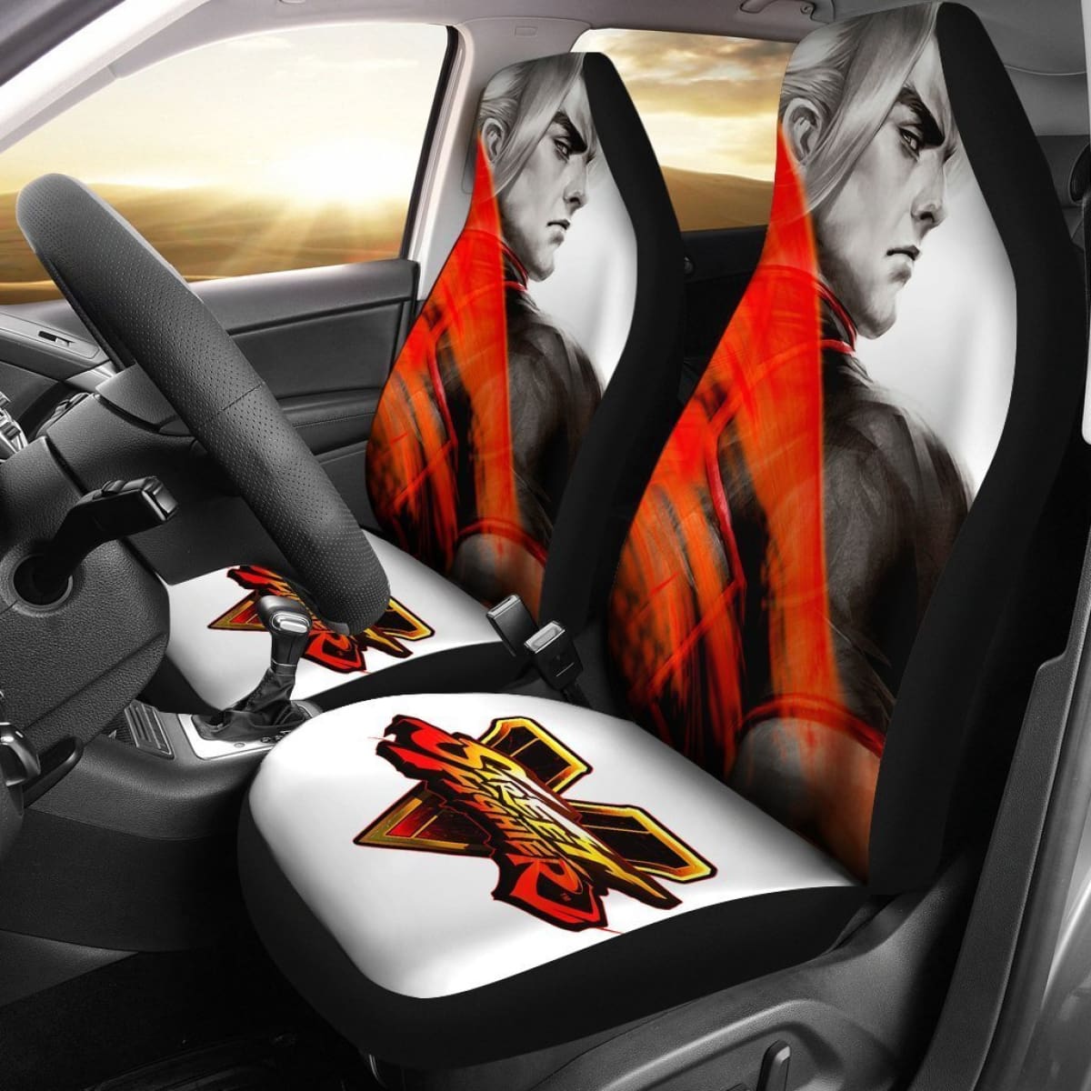 Ken Street Fighter V Car Seat Covers For Gamer Mn05 Universal Fit 225721
