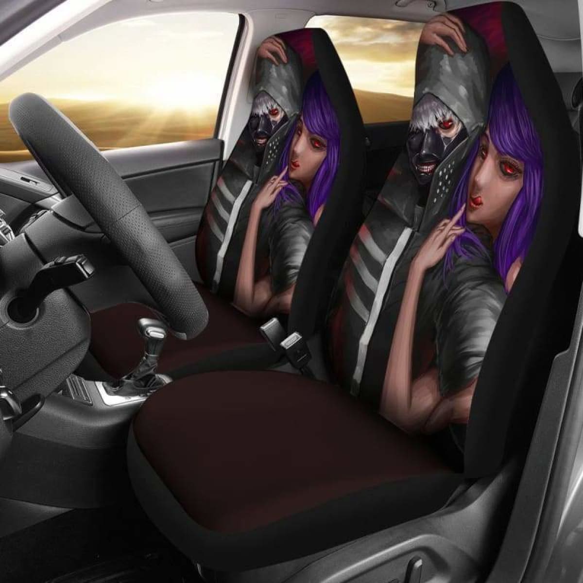 Ken Vs Rize Tokyo Ghoul Car Seat Covers Universal Fit 051312