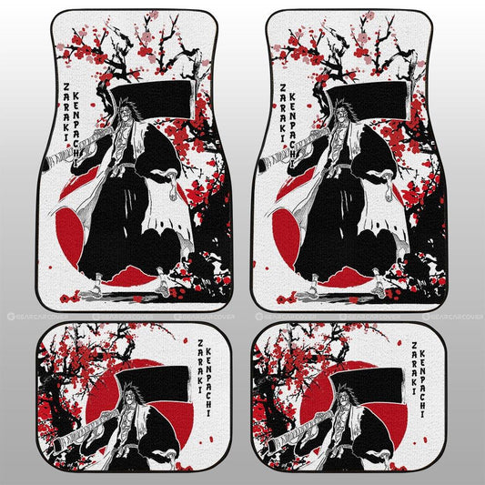 Kenpachi Zaraki Car Floor Mats Custom Japan Style Anime Bleach Car Interior Accessories