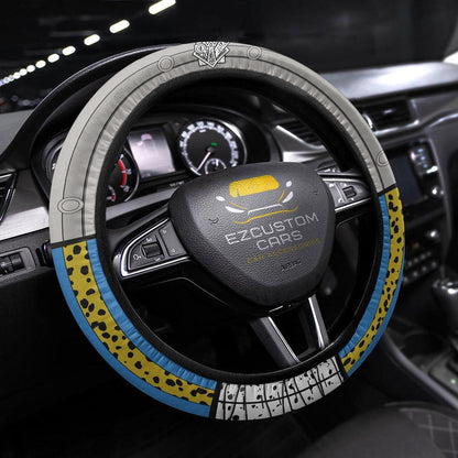 Kento Nanami Anime Steering Wheel Cover Custom Anime Jujutsu Kaisen Car Accessories