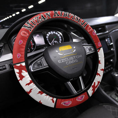Kibutsuji Muzan Anime Steering Wheel Cover Custom Anime Demon Slayer Car Accessories