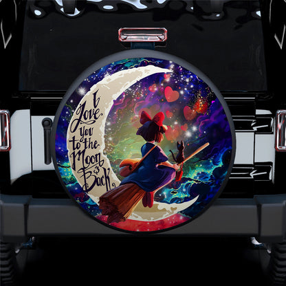 Kiki's Delivery Service Ghibli Studio Love You To The Moon Galaxy Car Spare Tire Cover