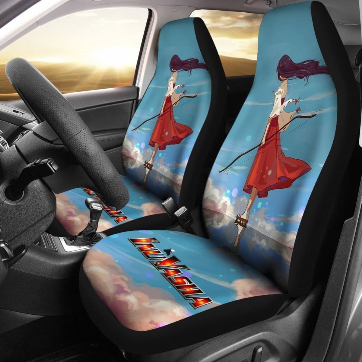 Kikyo Inuyasha Car Seat Covers Lt03 Universal Fit 225721