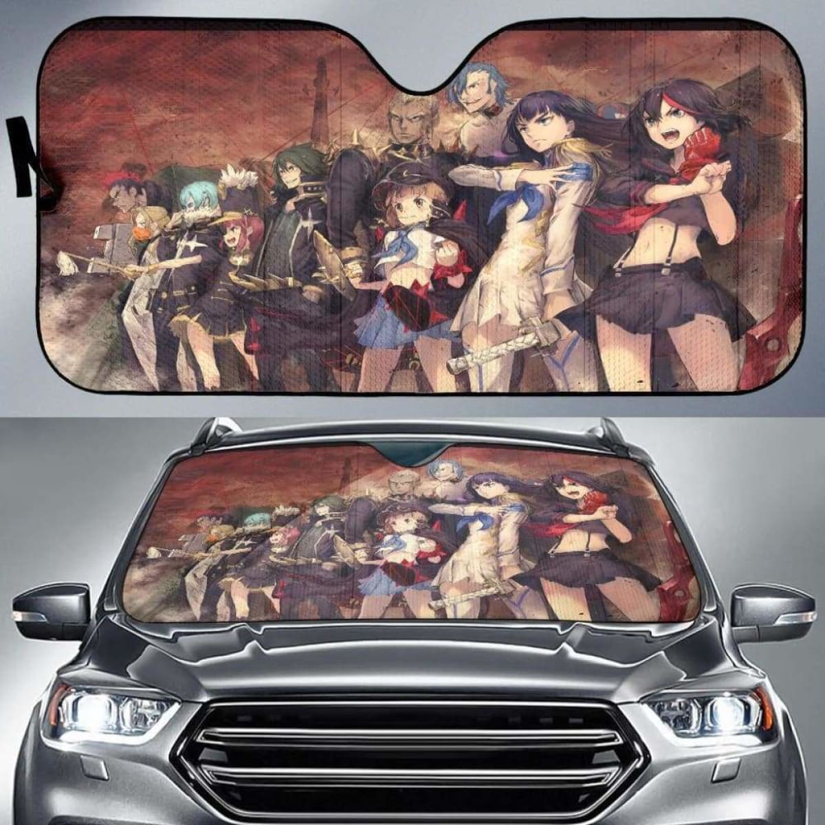 Kill La Kill Character Car Sun Shades 918b Universal Fit