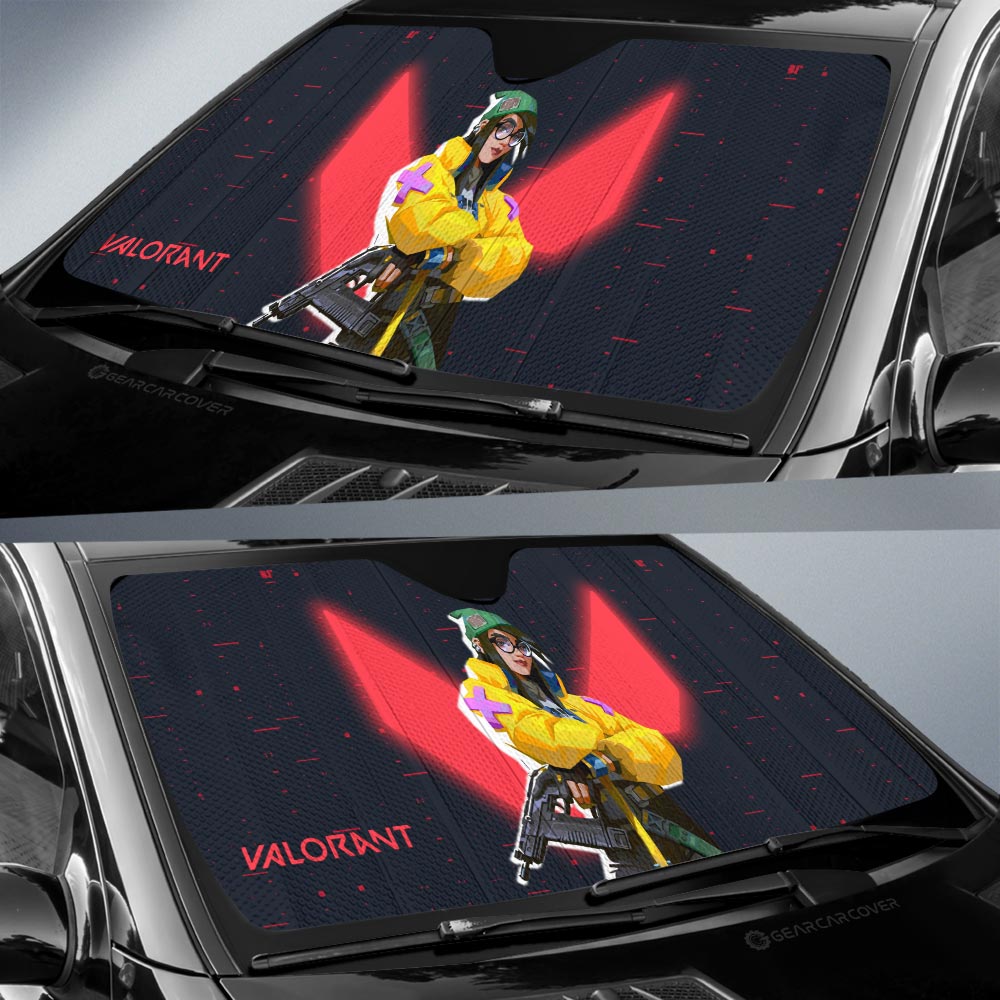 Killjoy Car Sunshade Custom Valorant Agent