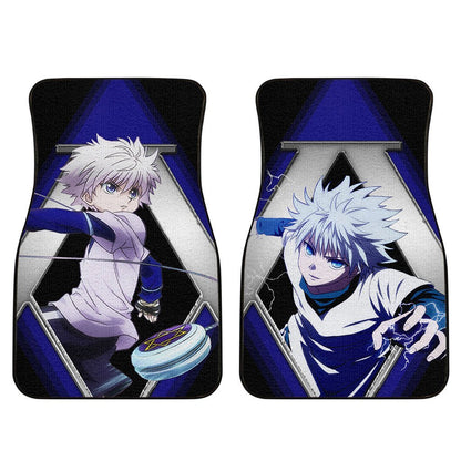 Killua Car Floor Mats Custom Hunter x Hunter Anime Car Interior Accessories