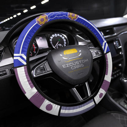 Killua Zoldyck Anime Steering Wheel Cover Custom Anime Hunter x Hunter Car Accessories
