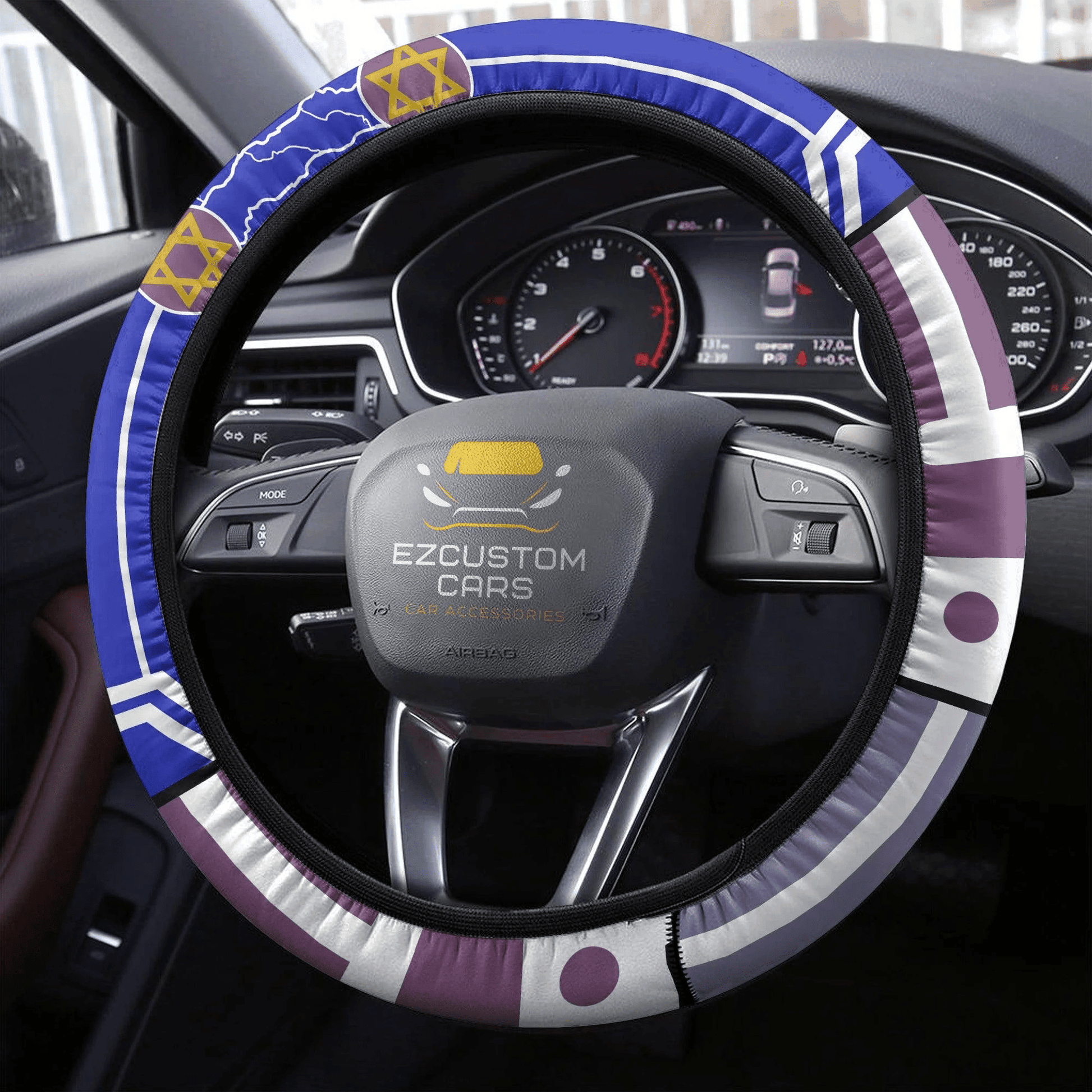 Killua Zoldyck Anime Steering Wheel Cover Custom Anime Hunter x Hunter Car Accessories
