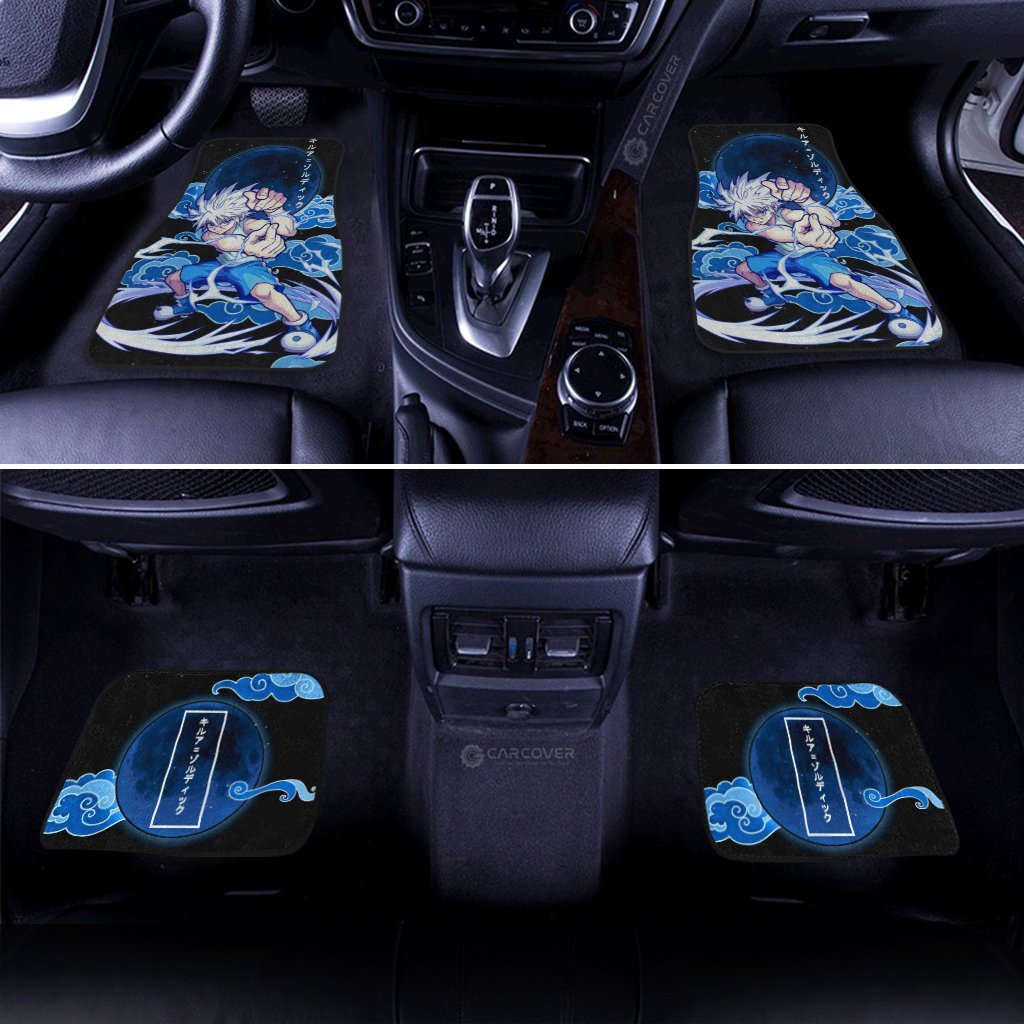 Killua Zoldyck Car Floor Mats Custom Anime Hunter x Hunter Car Accessories