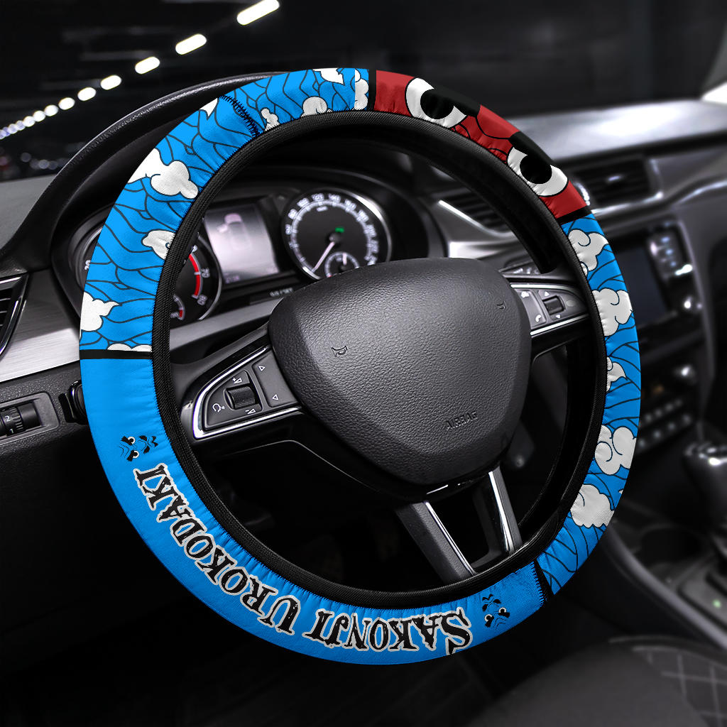Kimetsu No Yaiba Sakonji Urokodaki Car Steering Wheel Cover