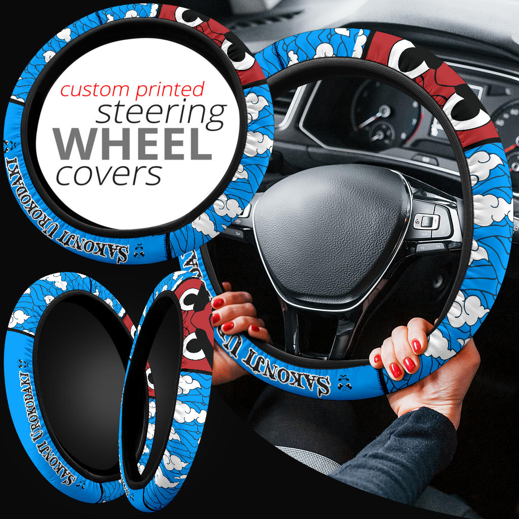 Kimetsu No Yaiba Sakonji Urokodaki Car Steering Wheel Cover