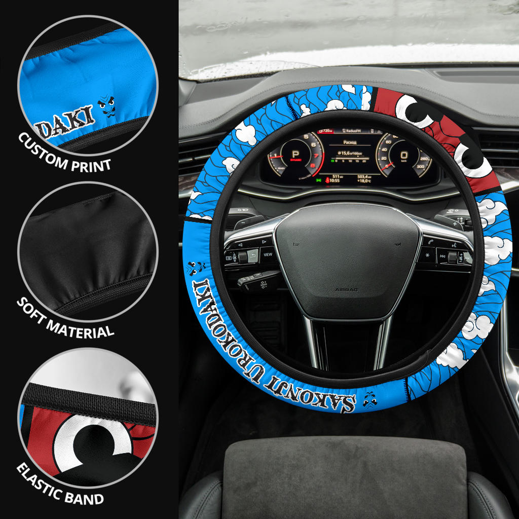 Kimetsu No Yaiba Sakonji Urokodaki Car Steering Wheel Cover