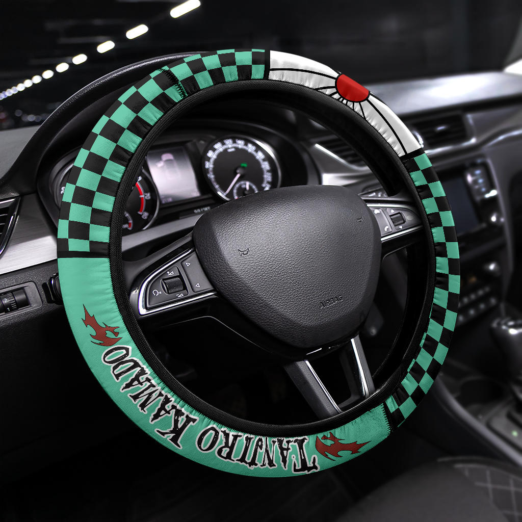 Kimetsu No Yaiba Tanjiro Kamado Car Steering Wheel Cover