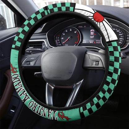 Kimetsu No Yaiba Tanjiro Kamado Car Steering Wheel Cover