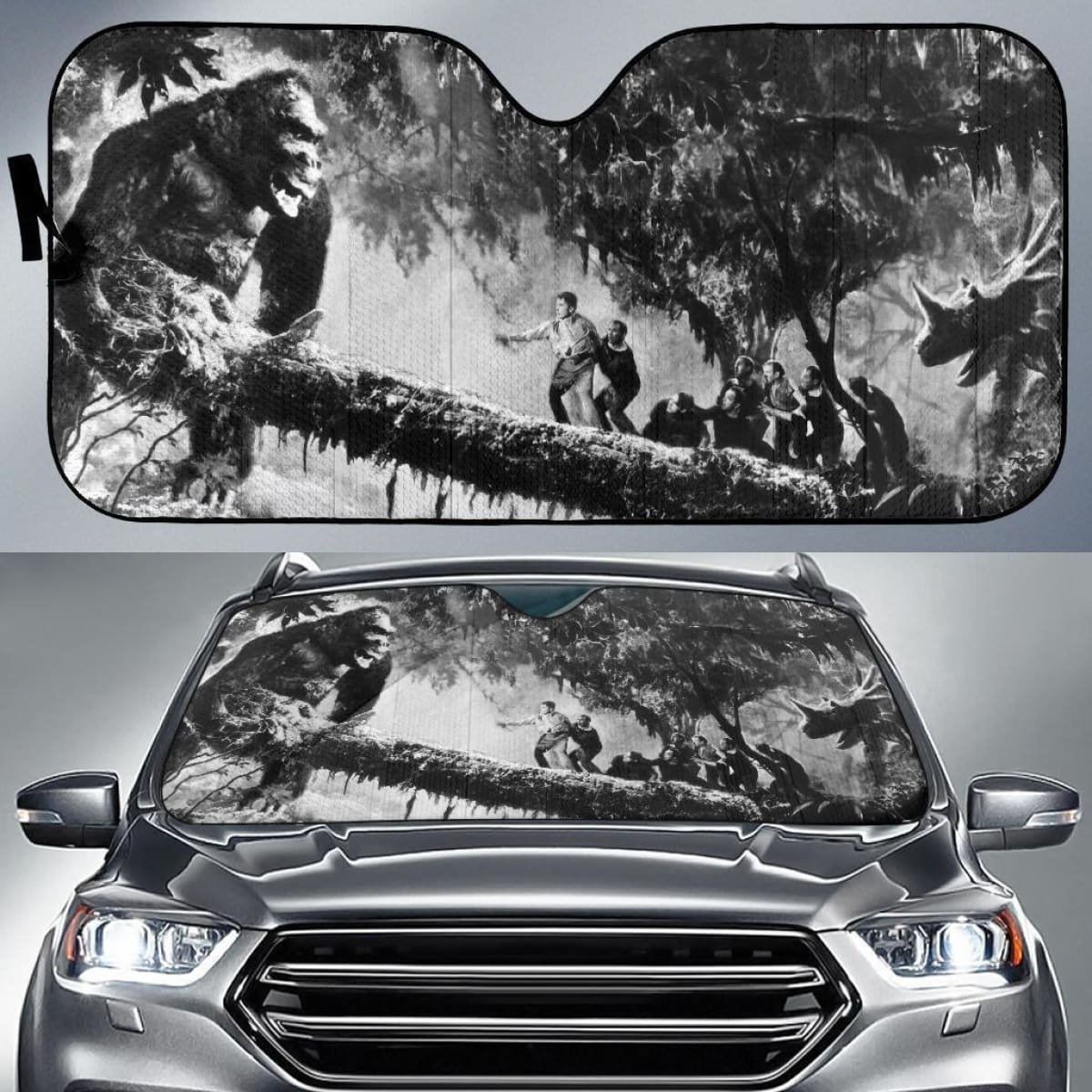 King Kong 1993 Auto Sun Shade For Fan Nh07 Universal Fit 111204