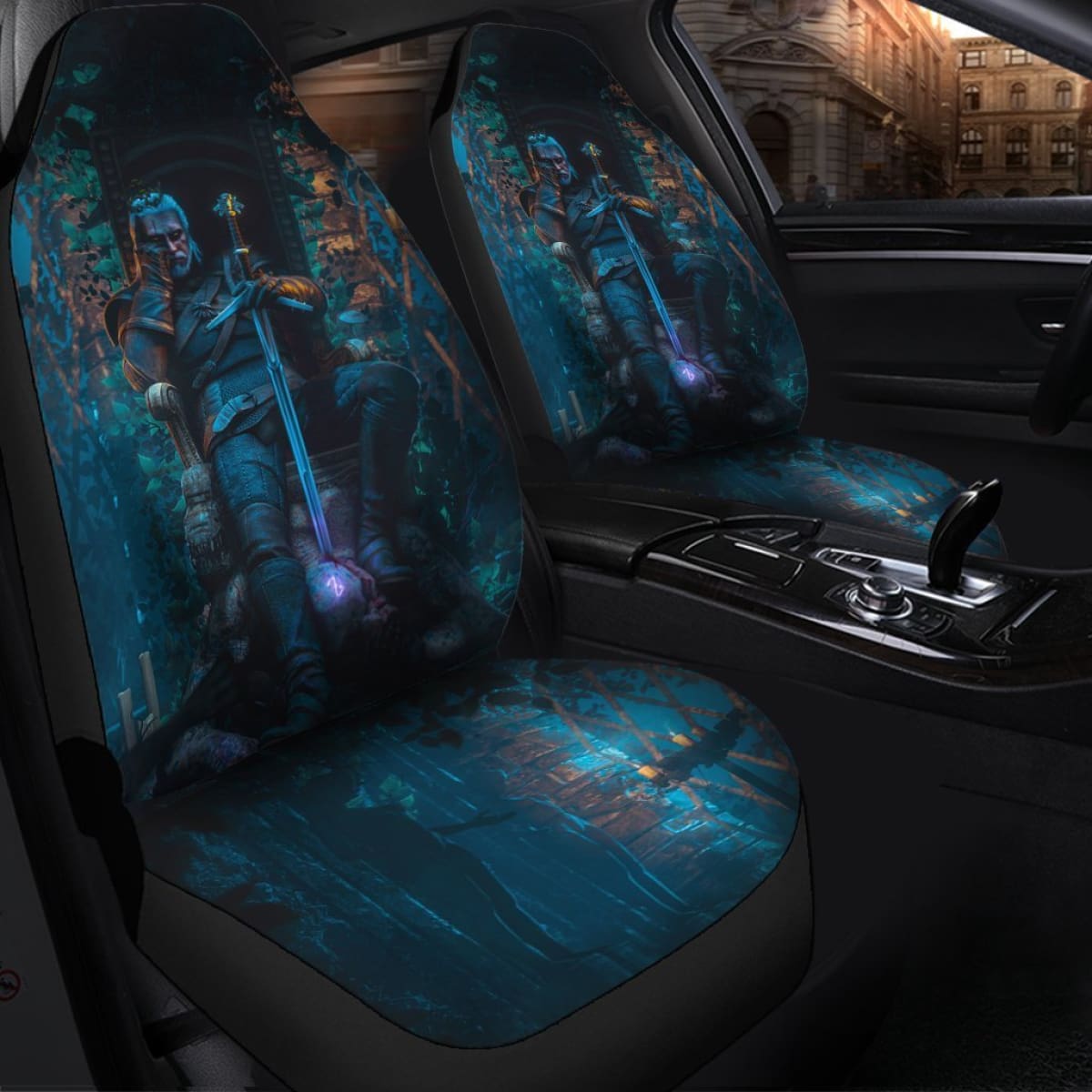 King The Witcher Movie Seat Covers Amazing Best Gift Ideas 2020 Universal Fit 090505