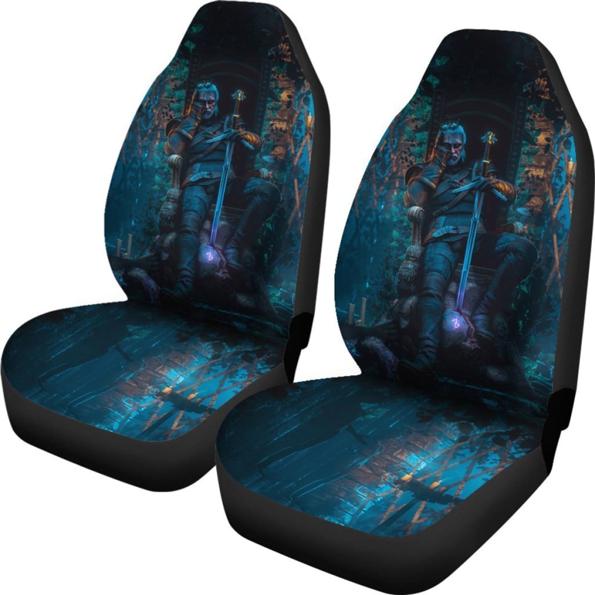 King The Witcher Movie Seat Covers Amazing Best Gift Ideas 2020 Universal Fit 090505