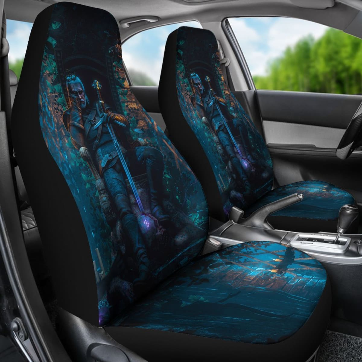 King The Witcher Movie Seat Covers Amazing Best Gift Ideas 2020 Universal Fit 090505