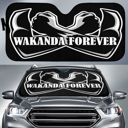 King Wakanda Forever Auto Sun Shades amazing best gift ideas 2020 Universal Fit 174503