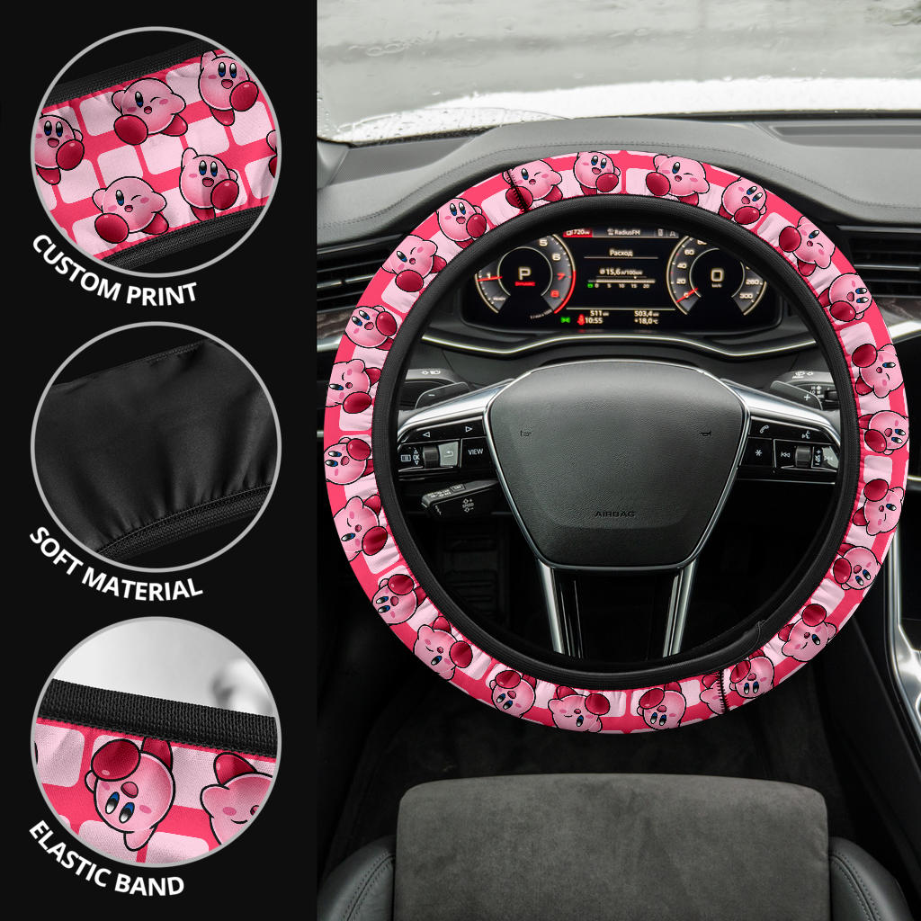 Kirby Premium Custom Car Steering Wheel Cover