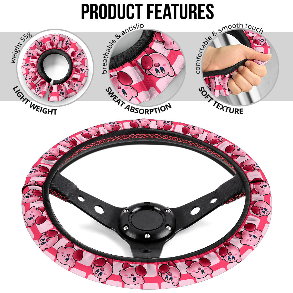 Kirby Premium Custom Car Steering Wheel Cover