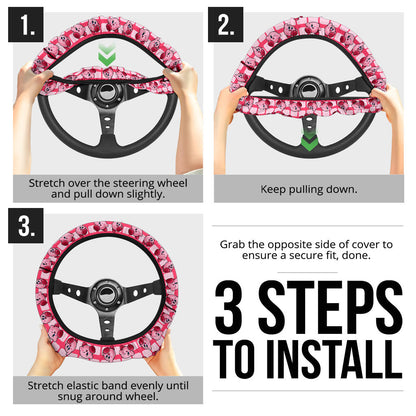 Kirby Premium Custom Car Steering Wheel Cover