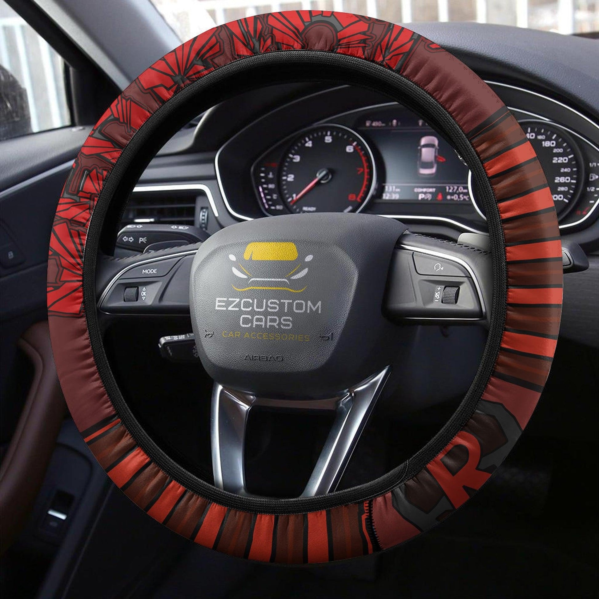 Kirishima Eijirou Anime Steering Wheel Cover Custom Anime My Hero Academia Car Accessories