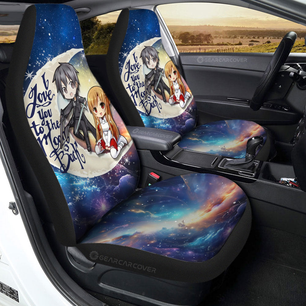 Kirito And Asuna Car Seat Covers Custom Car Accessories
