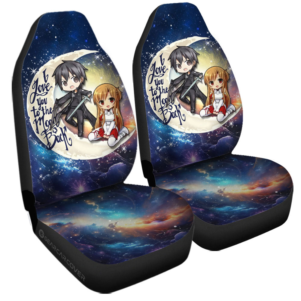 Kirito And Asuna Car Seat Covers Custom Car Accessories