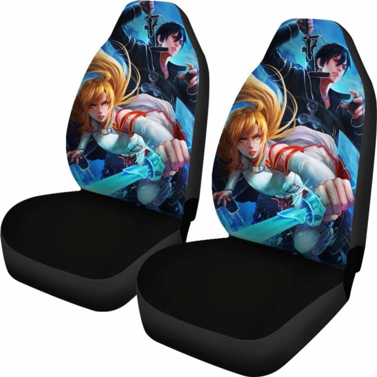 Kirito Asuna Car Seat Covers Universal Fit 051012