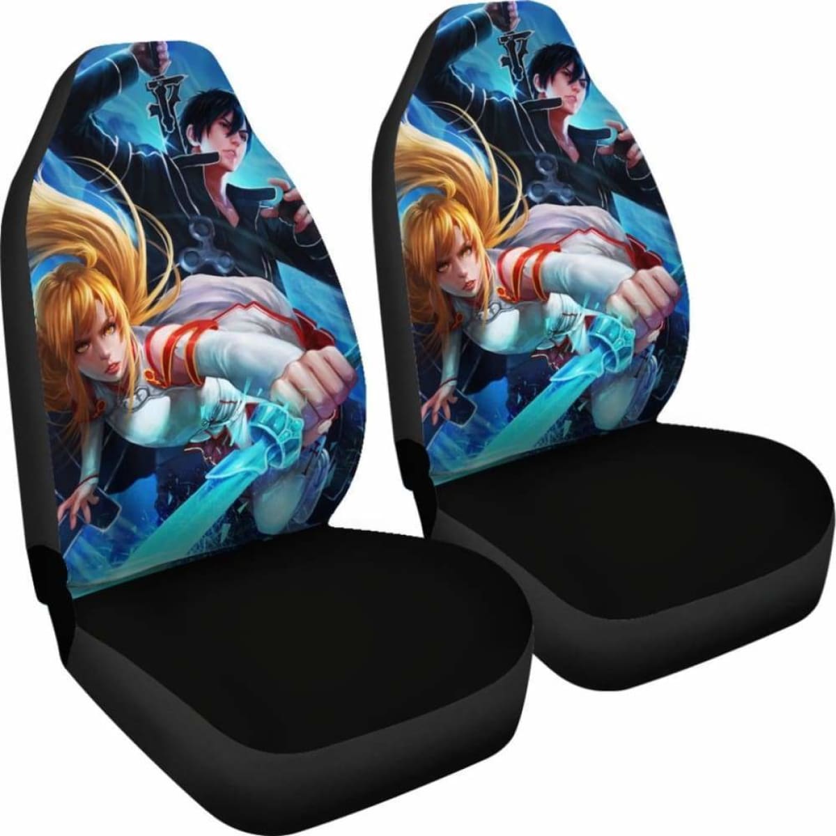 Kirito Asuna Car Seat Covers Universal Fit 051012