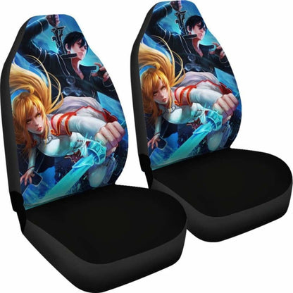 Kirito Asuna Car Seat Covers Universal Fit 051012