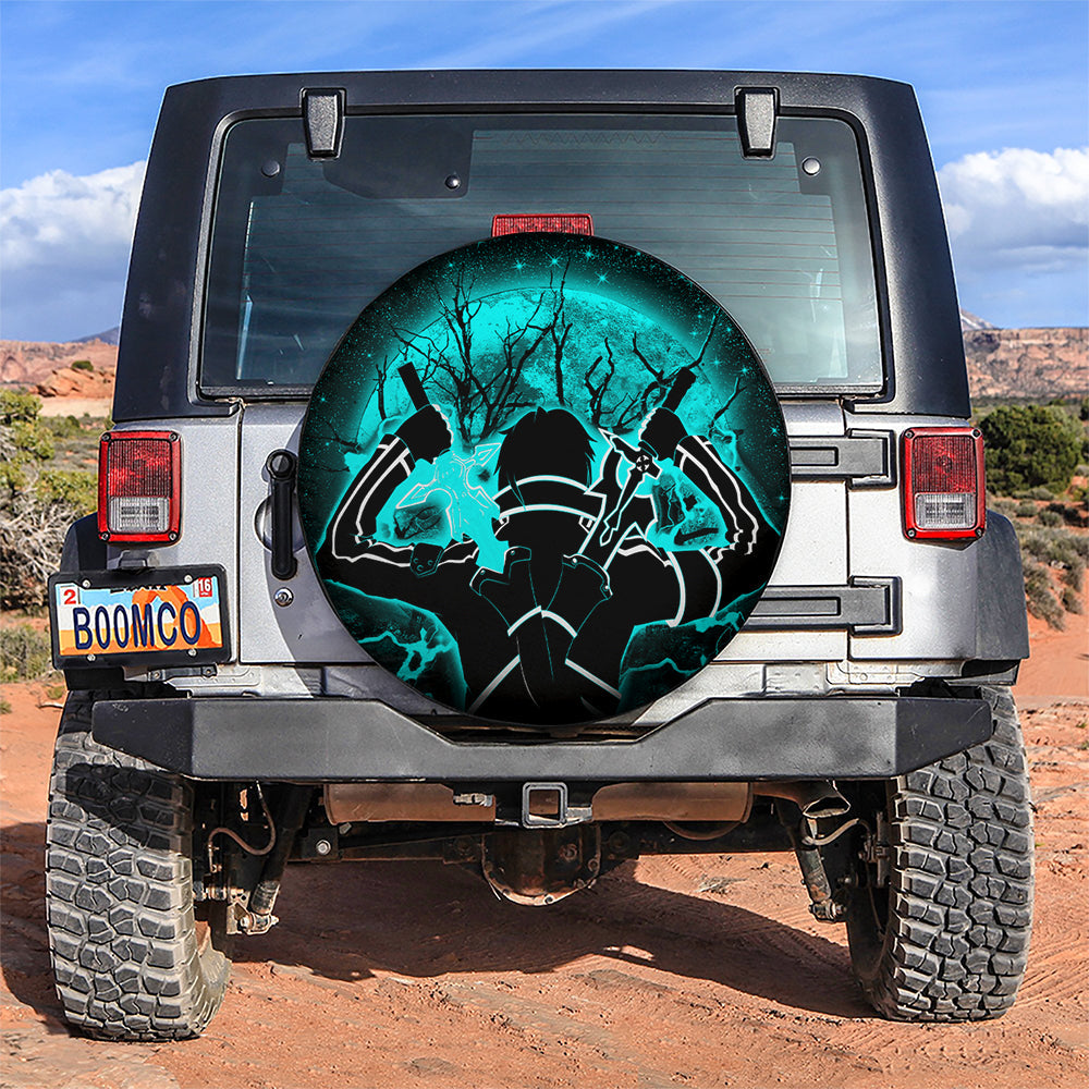 Kirito Sword Art Online SAO Moonlight Jeep Car Spare Tire Cover