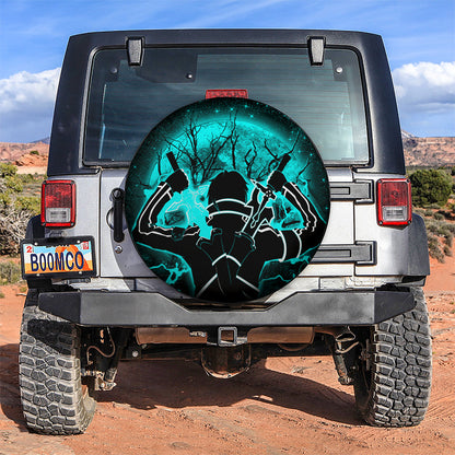 Kirito Sword Art Online SAO Moonlight Jeep Car Spare Tire Cover