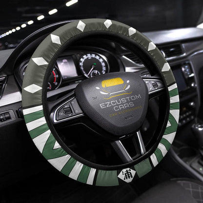 Kisuke Urahara Anime Steering Wheel Cover Custom Bleach Anime Car Accessories