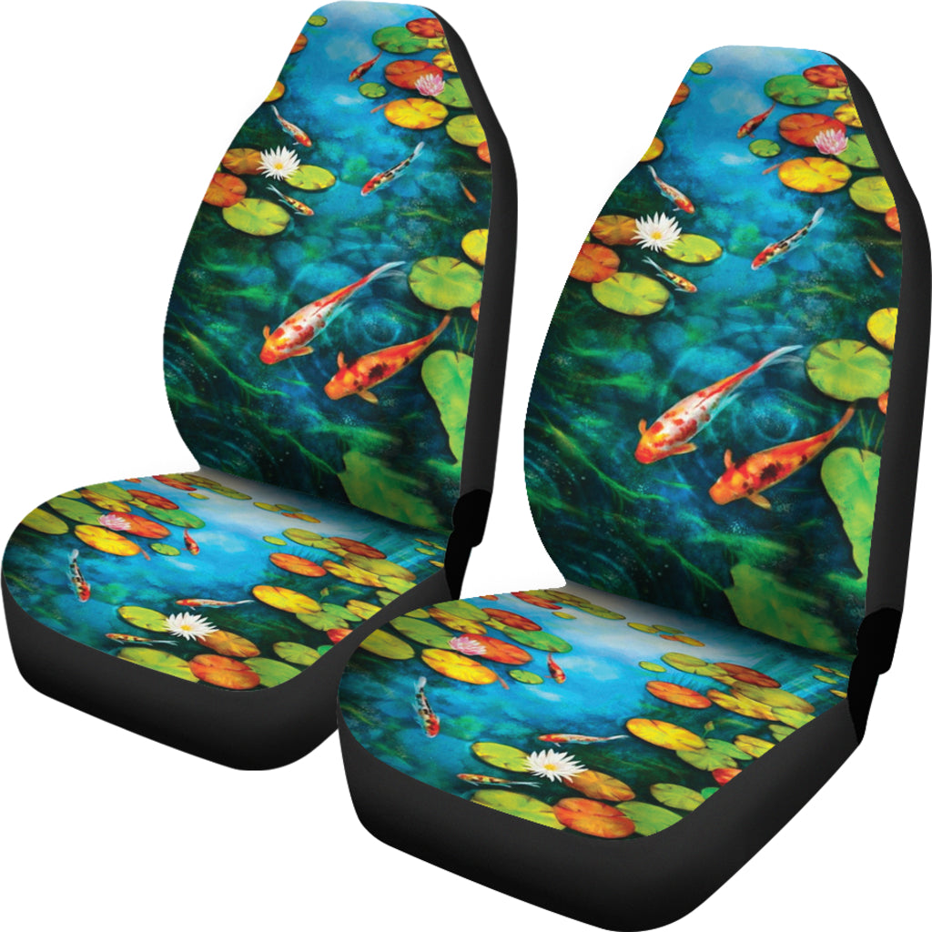 Koi Fish Car Seat Covers Car Accessories Ci230201-05