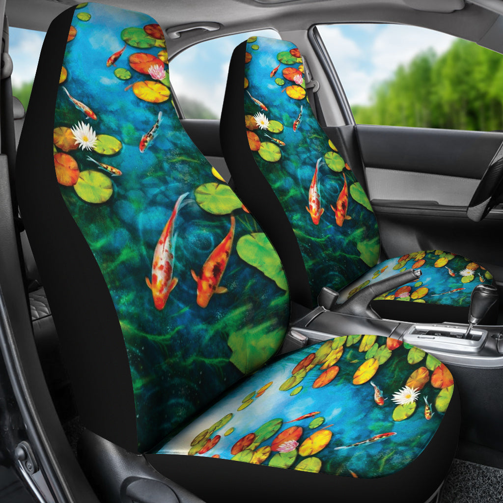 Koi Fish Car Seat Covers Car Accessories Ci230201-05