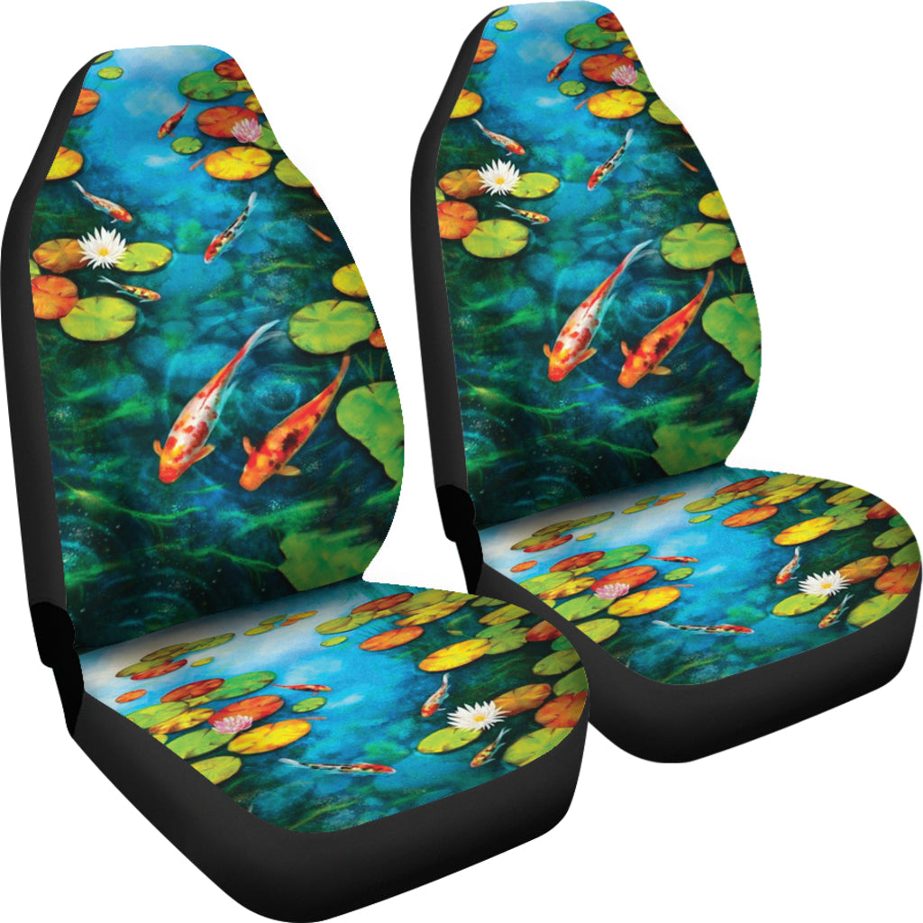 Koi Fish Car Seat Covers Car Accessories Ci230201-05