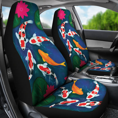 Koi Fish Car Seat Covers Car Accessories Ci230201-03