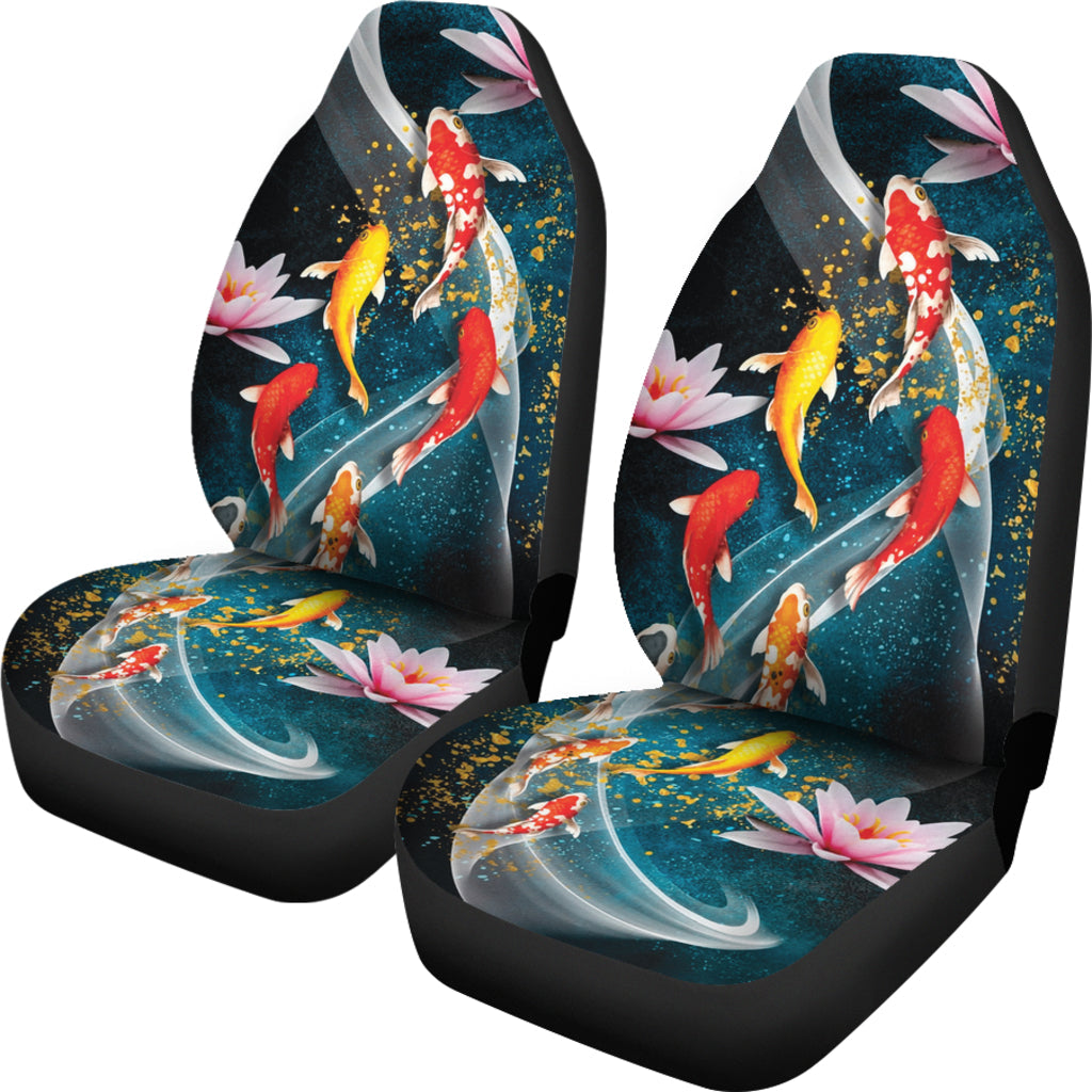 Koi Fish Car Seat Covers Car Accessories Ci230201-02