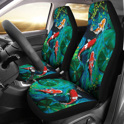 Koi Fish Car Seat Covers Car Accessories Ci230201-01