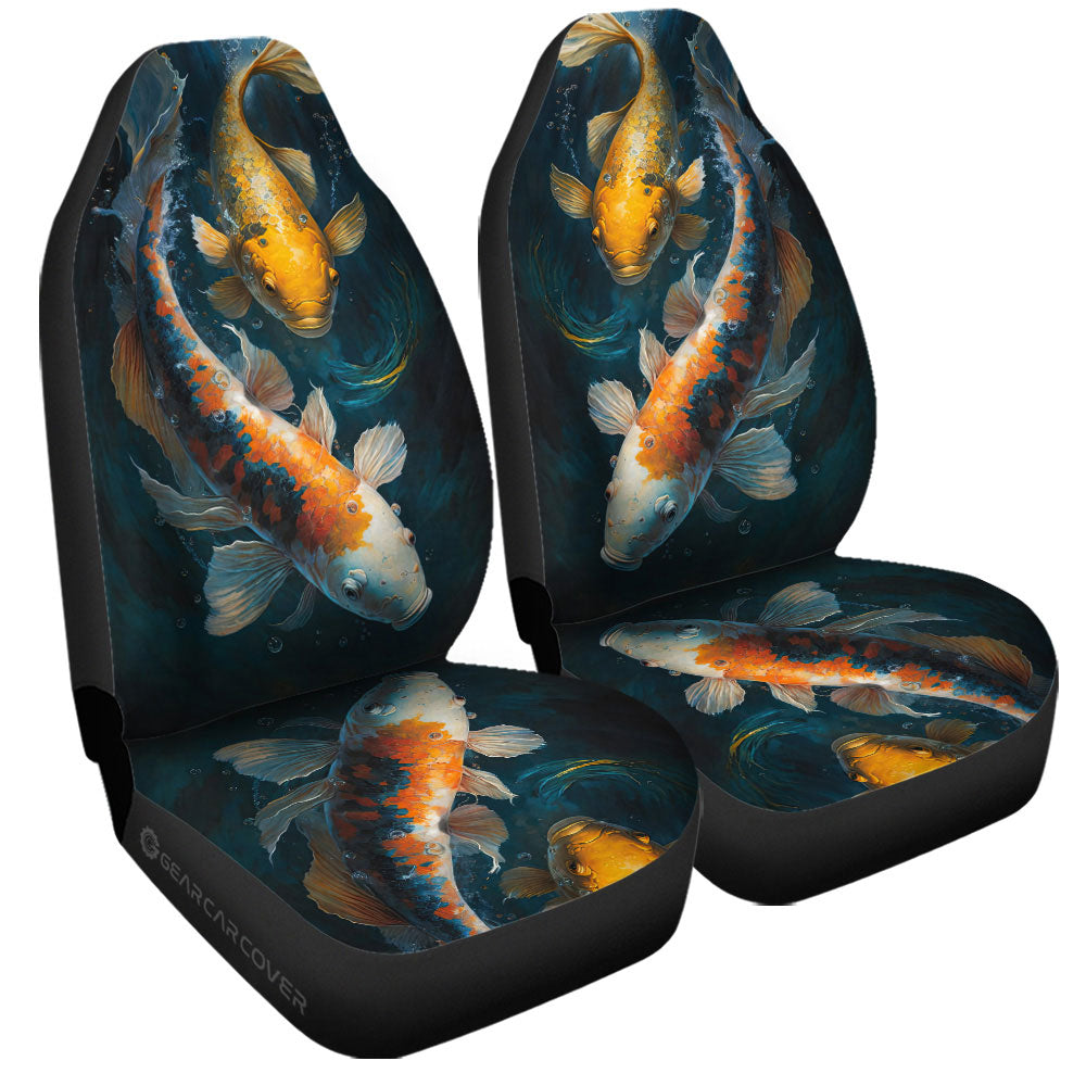 Koi Fish Car Seat Covers Custom Car Accessories
