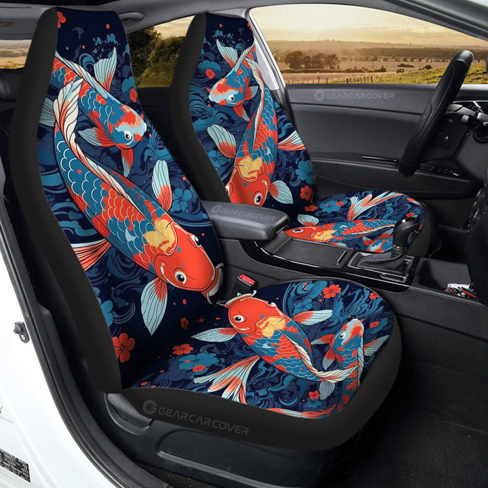 Koi Fish Car Seat Covers Custom Car Accessories