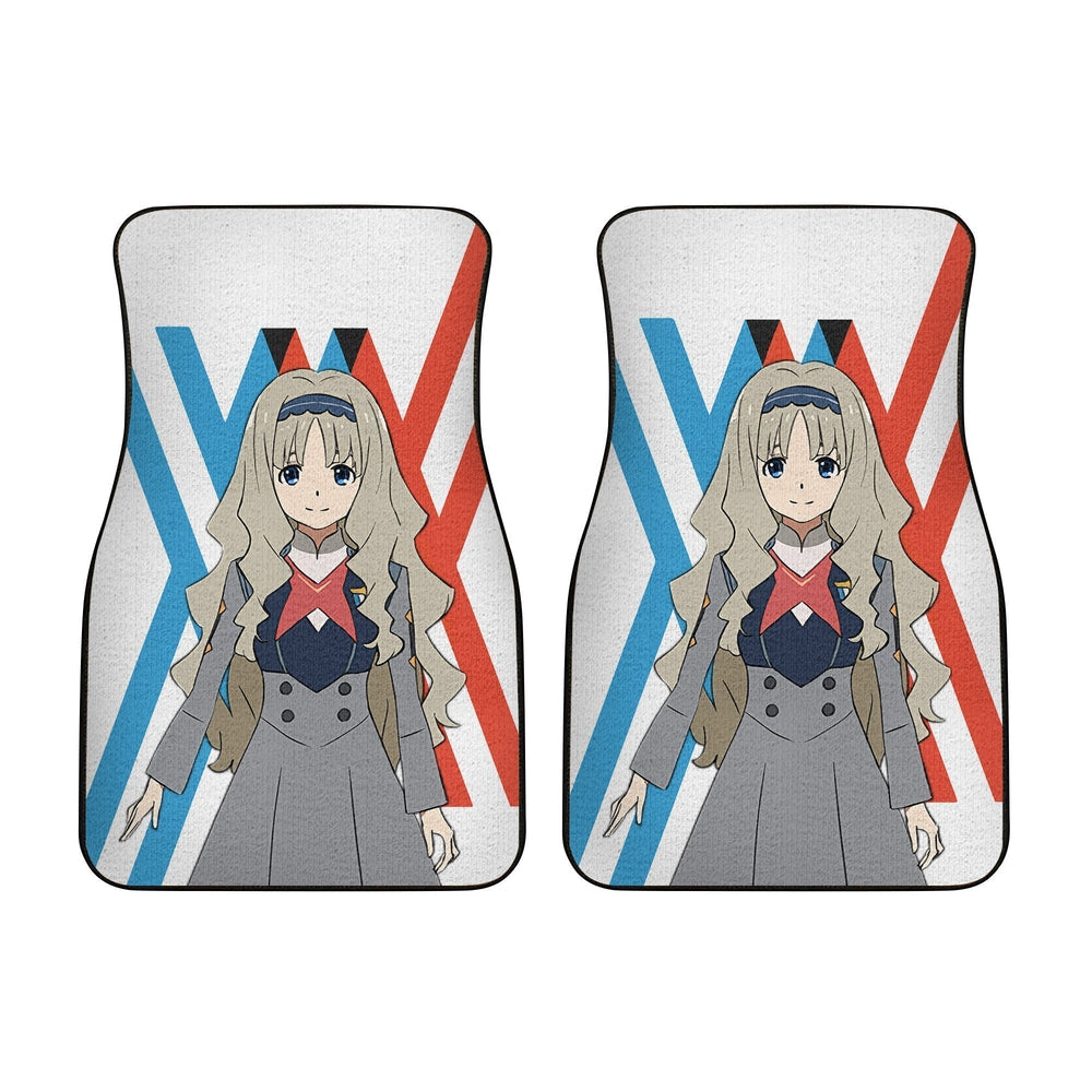 Kokoro Code 556 Car Floor Mats Custom Darling In The Franxx Anime Car Accessories